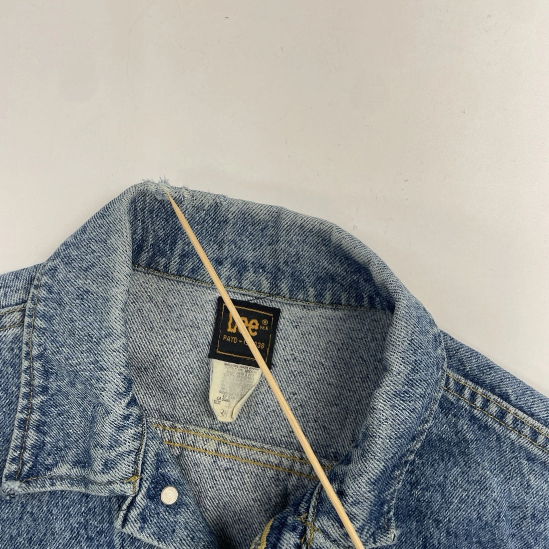 Vintage Lee Denim Jacket Size 38 PATD-153438