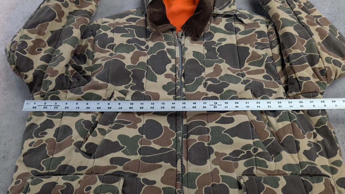 Vintage Duck Camo Hunting Parka Coat Jacket Size 2XL Reversible