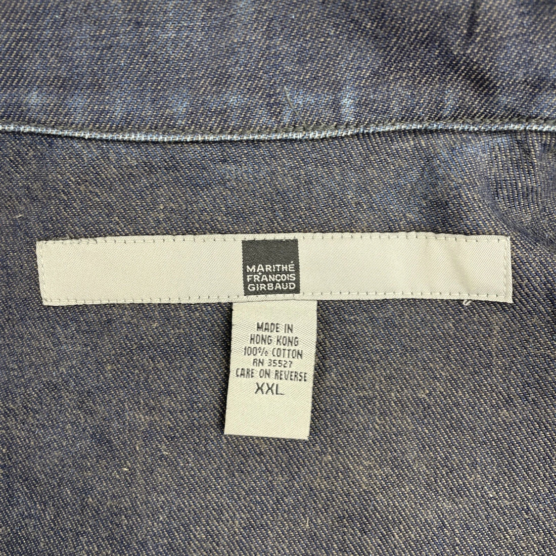 Marithe Francois Girbaud Denim Jacket Size 2XL Y2K