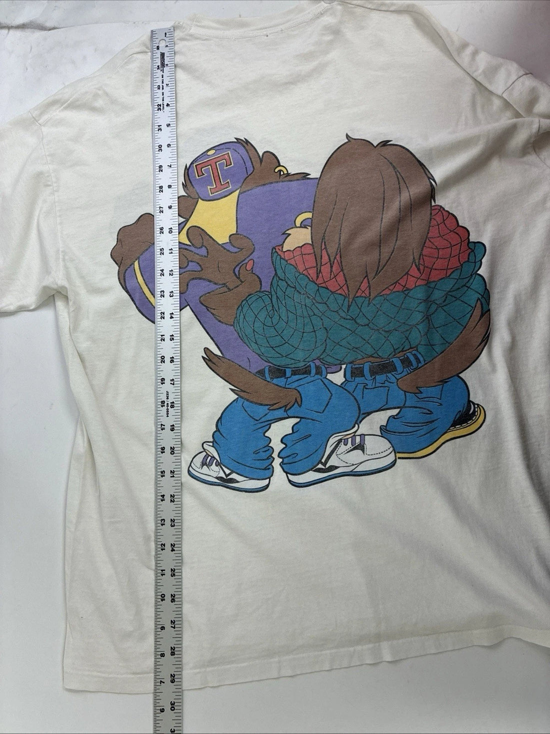 Vintage Taz She Devil Looney Tunes T-Shirt Size XL 90s