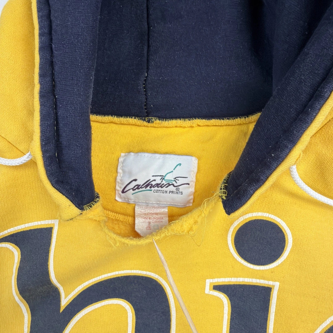 Vintage Michigan Wolverines Spell Out Sweatshirt Hoodie Size XL 90s NCAA