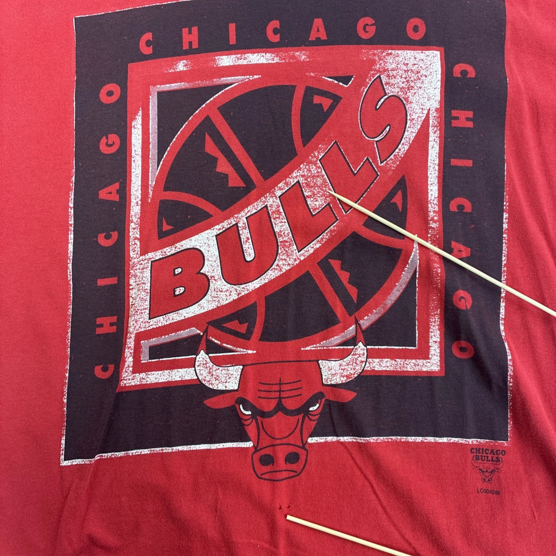 Vintage Chicago Bulls T-Shirt Size 2XL 90s NBA