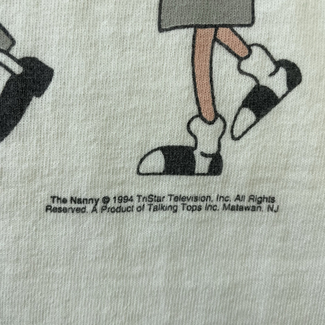 Vintage The Nanny T-Shirt Size Large Cartoon 1994 90s