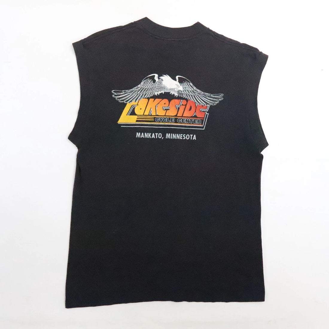 Vintage Harley Davidson Motorcycles 3D Emblem American Steel Tank Top Shirt XL