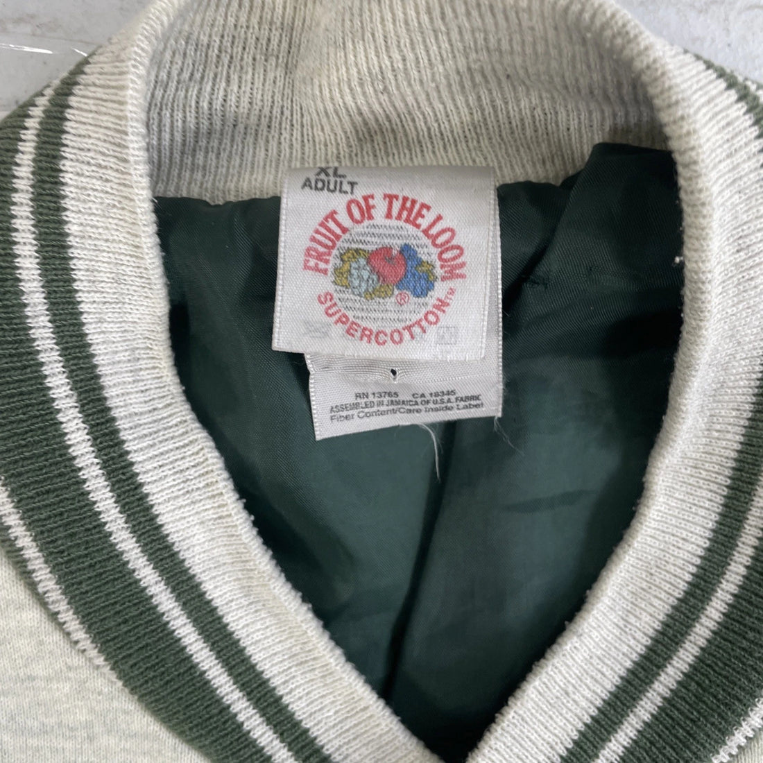 Vintage Green Bay Packers Super Bowl XXXI Champs Varsity Bomber Jacket XL NFL