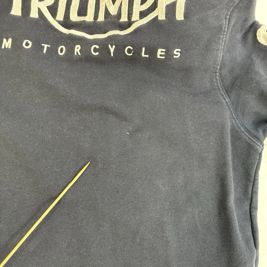Triumph Motorcycles Track Jacket Sweatshirt Size Medium