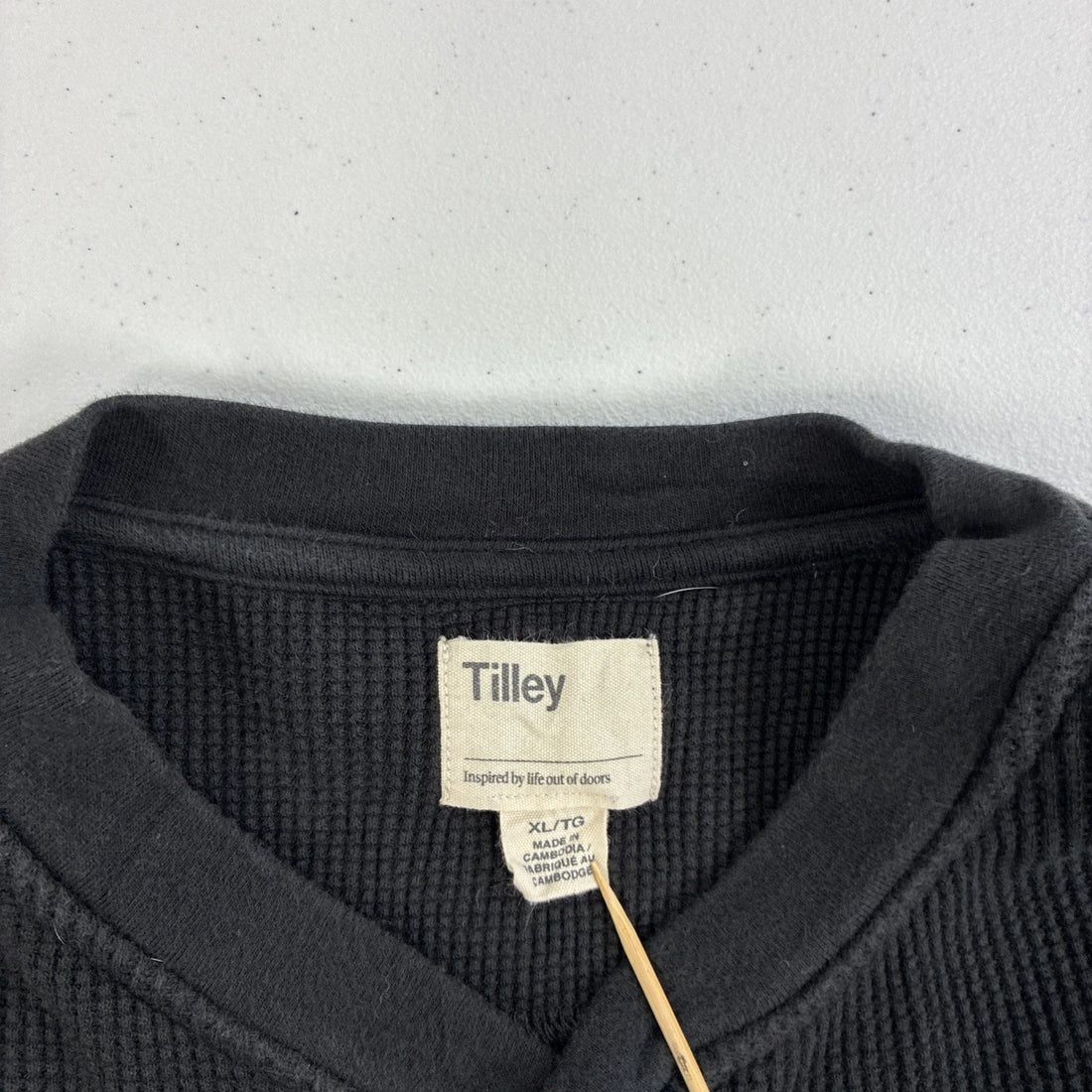 Tilley Thermal Long Sleeve Henley Shirt Size XL
