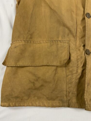 Vintage Aero Duxbak Corcoran Work Jacket Size XL Brown Corduroy Trim