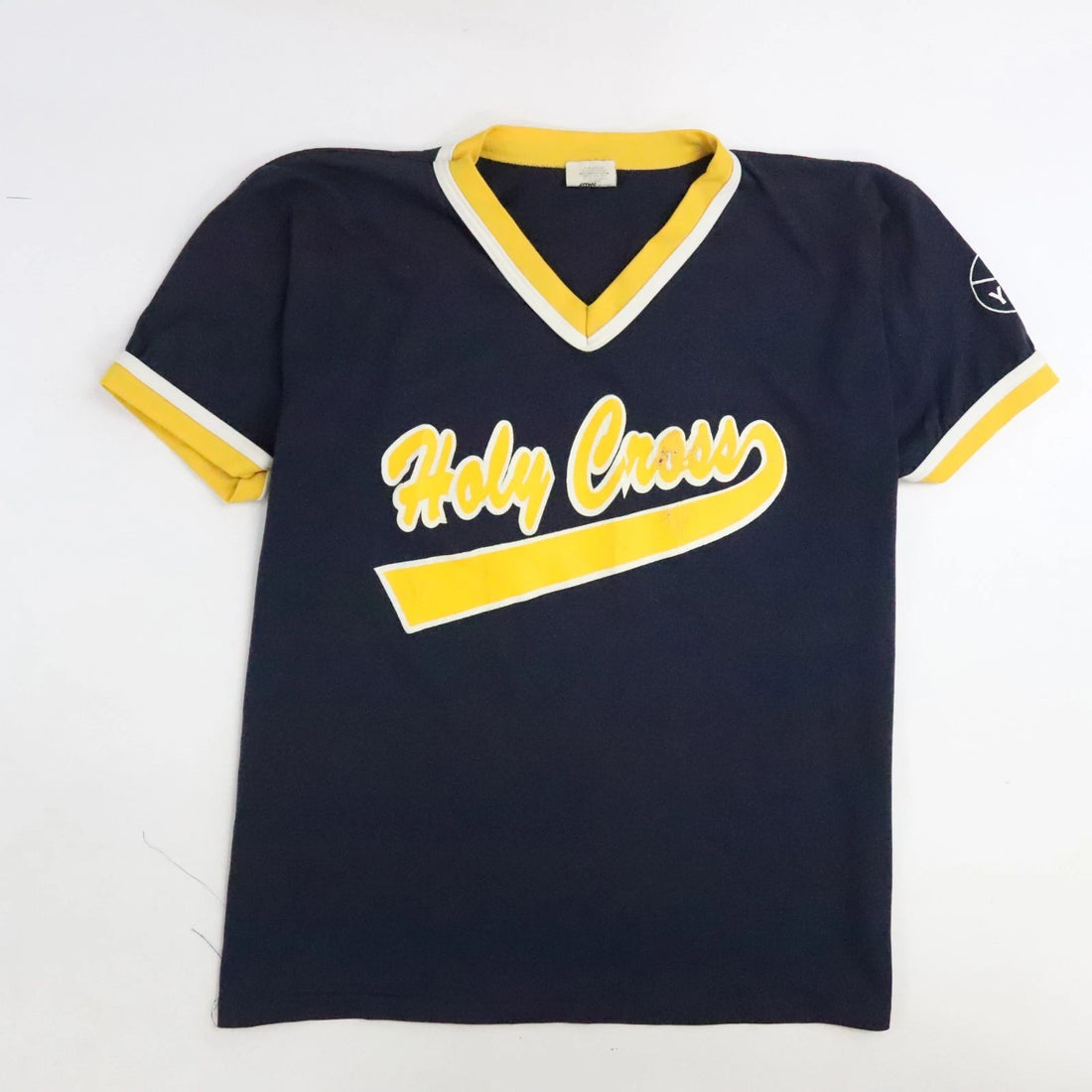 Vintage Holy Cross Baseball Jersey Size XL Pullover