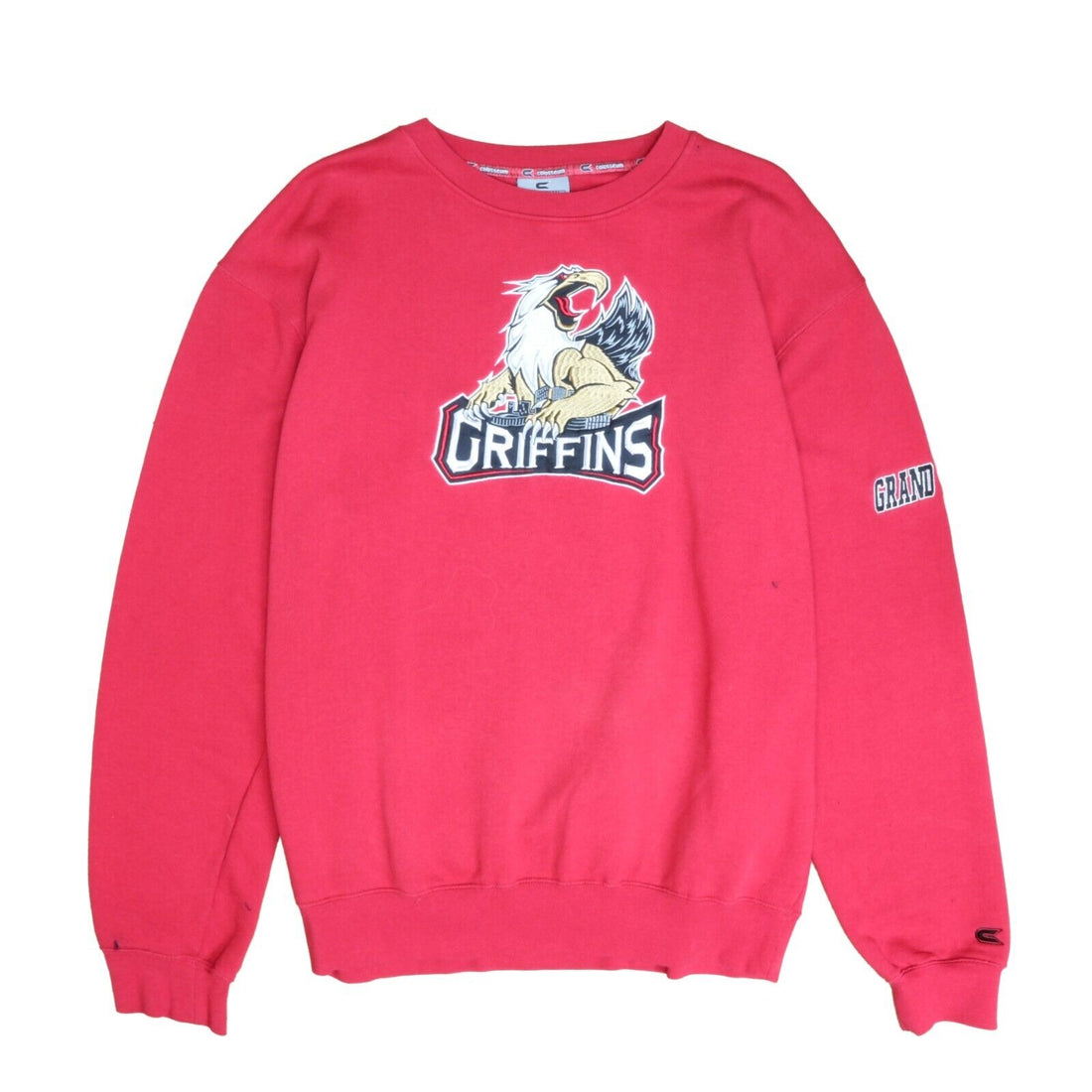 Vintage Grand Rapids Griffins Sweatshirt Crewneck Size XL Red AHL
