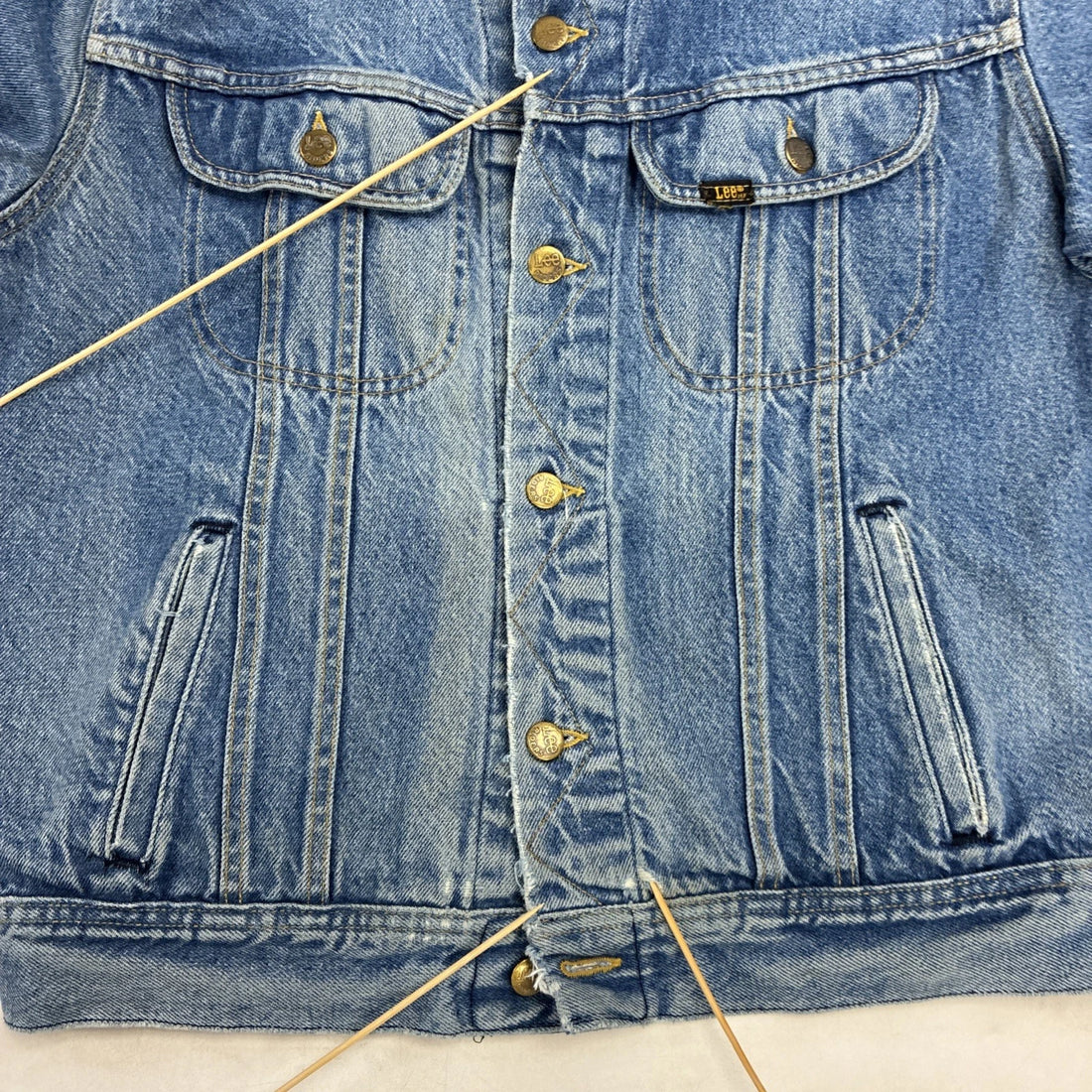 Vintage Lee Denim Jacket Size 44R