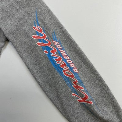 Vintage Knoxville Raceway Long Sleeve T-Shirt Size Medium Gray