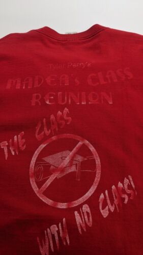 Vintage Tyler Perry's Madea's Class Reunion T-Shirt Size Large Movie Promo