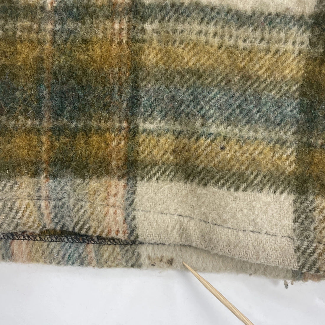 Vintage The Bell Shirt Wool Shirt Jacket Size Medium Plaid