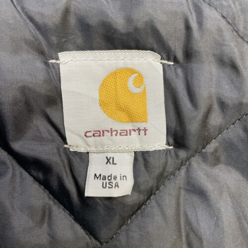 Carhartt Canvas Arctic Work Jacket Size XL Blue Insulated