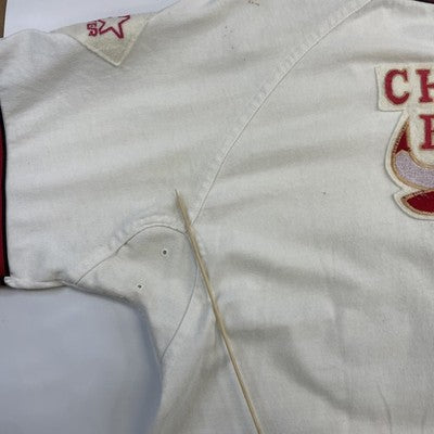 Vintage Chicago Bulls Starter Baseball Jersey Size XL 90s NBA