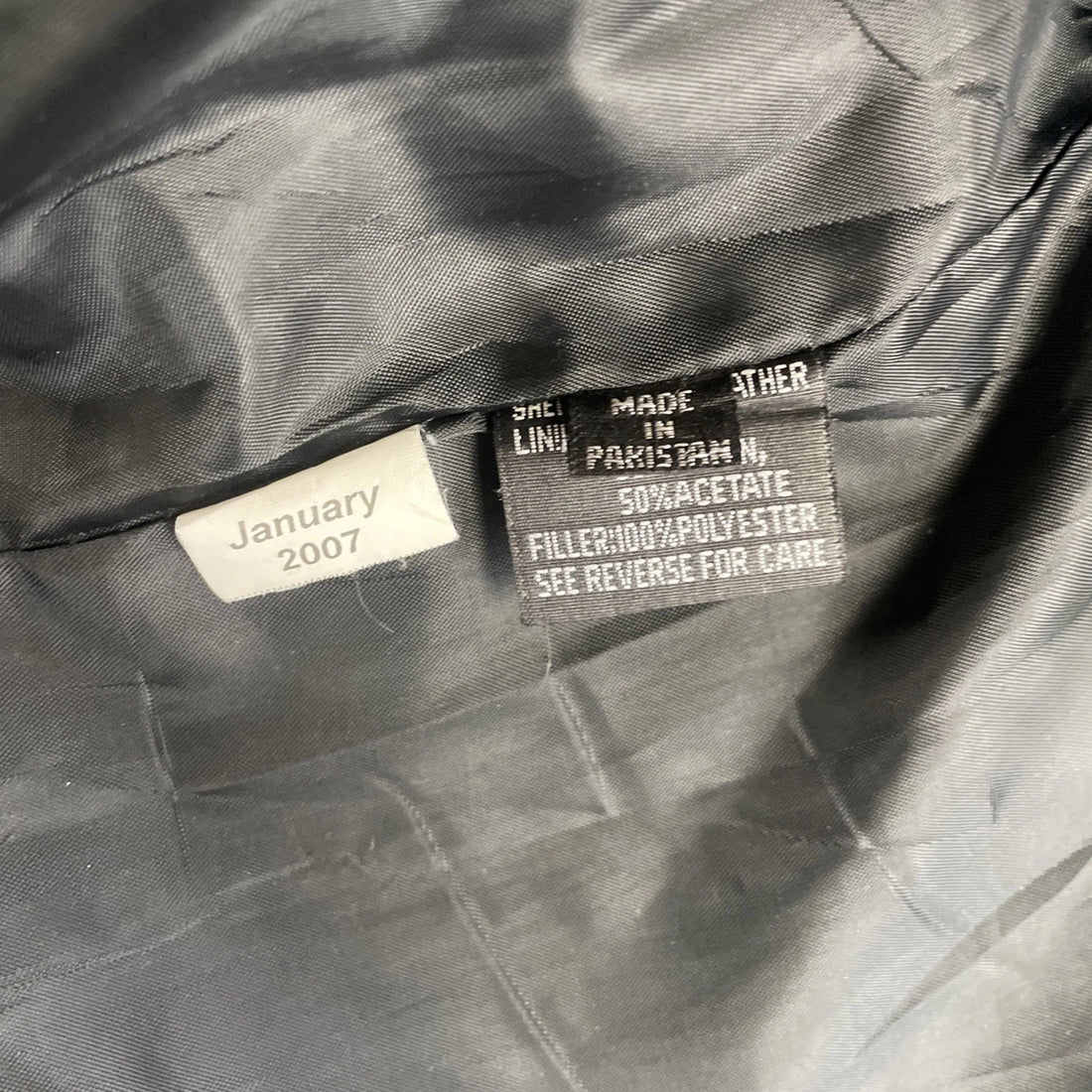 Interstate Leather Classic Motorcycle Jacket Size 44 Black