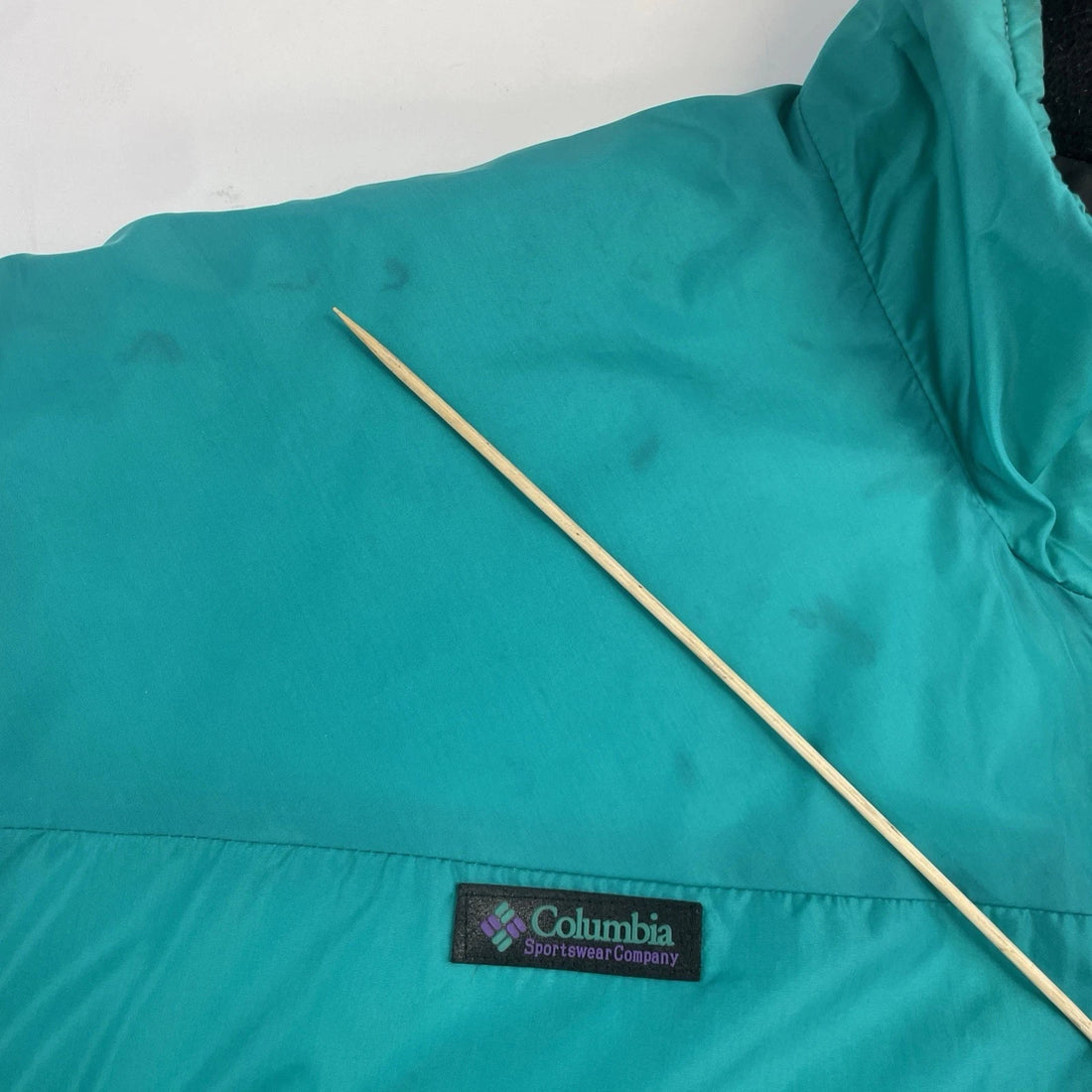 Vintage Columbia Puffer Bomber Jacket Size XL Reversible