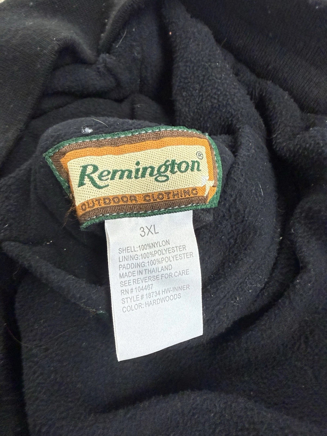 Remington Realtree Hardwoods Camo Hunting Vest Jacket 3XL Reversible