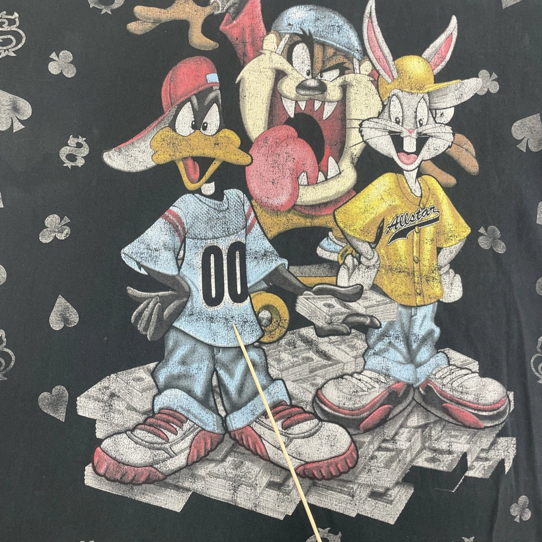 Vintage Looney Tunes T-Shirt Size 2XL Hip Hop Y2K