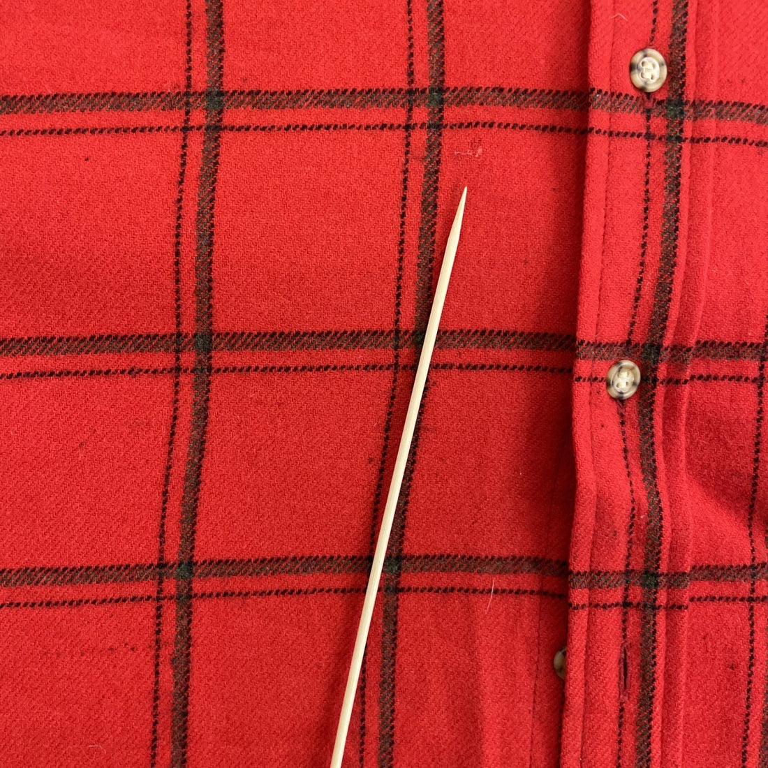 Vintage Pendleton Wool Fireside Button Up Shirt Size Large Red Plaid