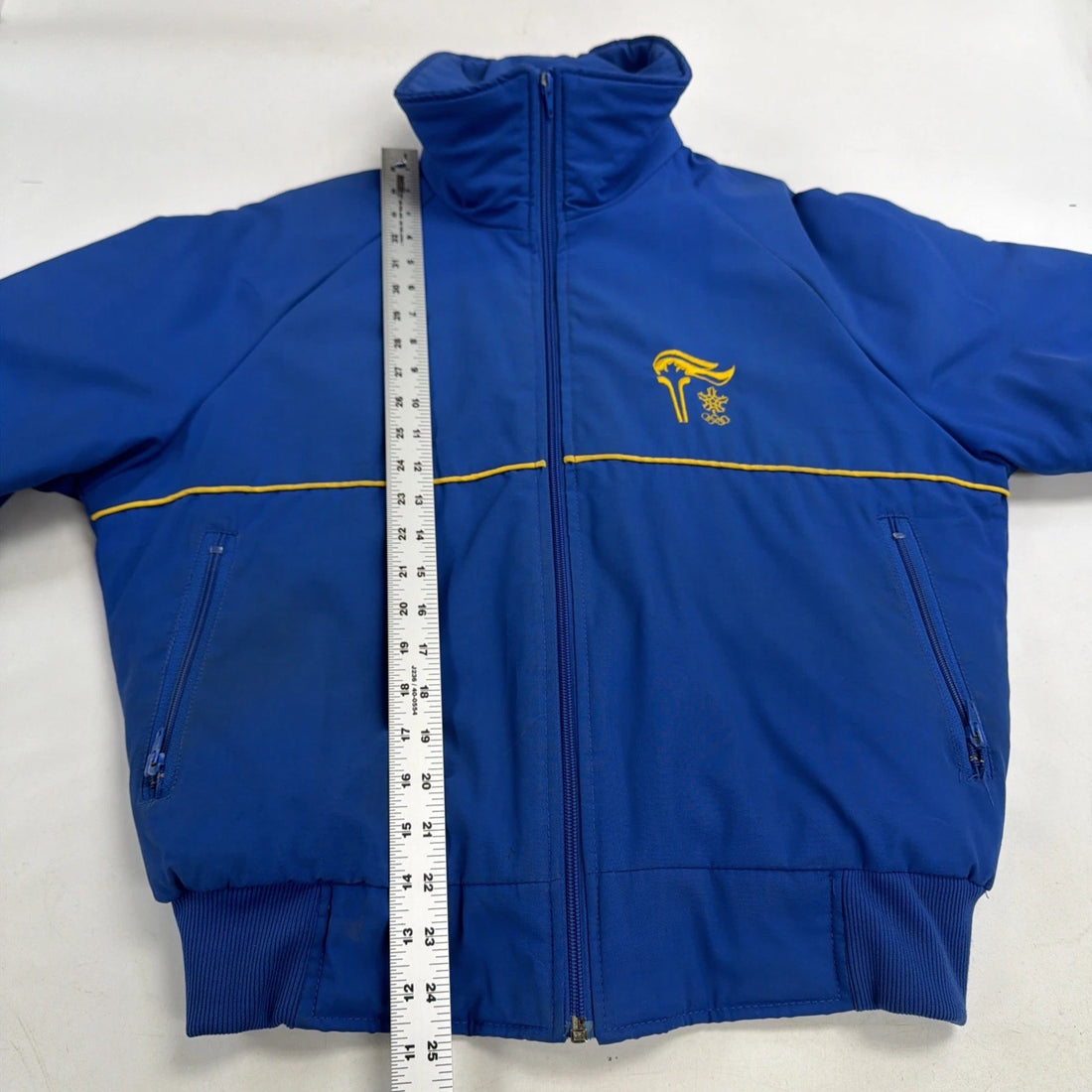Vintage Calgary 1988 Winter Olympics Bomber Jacket Size XS 80s