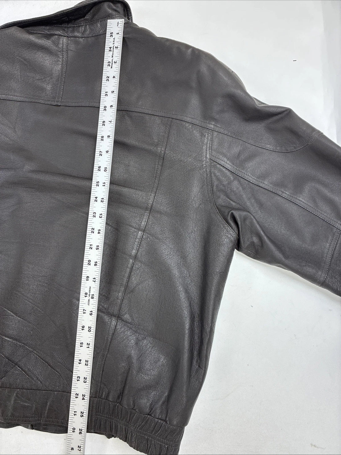 David Taylor Leather Bomber Jacket Size Medium