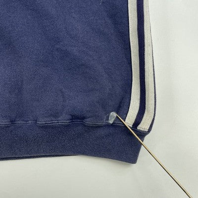 Vintage Adidas Sweatshirt Hoodie Size XL Blue Embroidered