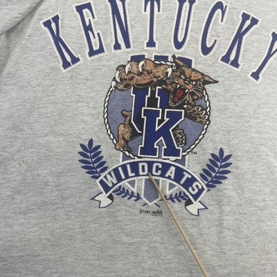 Vintage Kentucky Wildcats T-Shirt Size Large 1992 90s NCAA
