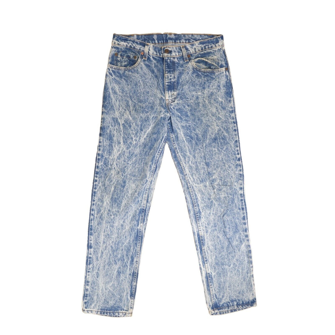Vintage Levi Strauss & Co Acid Wash Denim Jeans Size 34 X 32 506 0209
