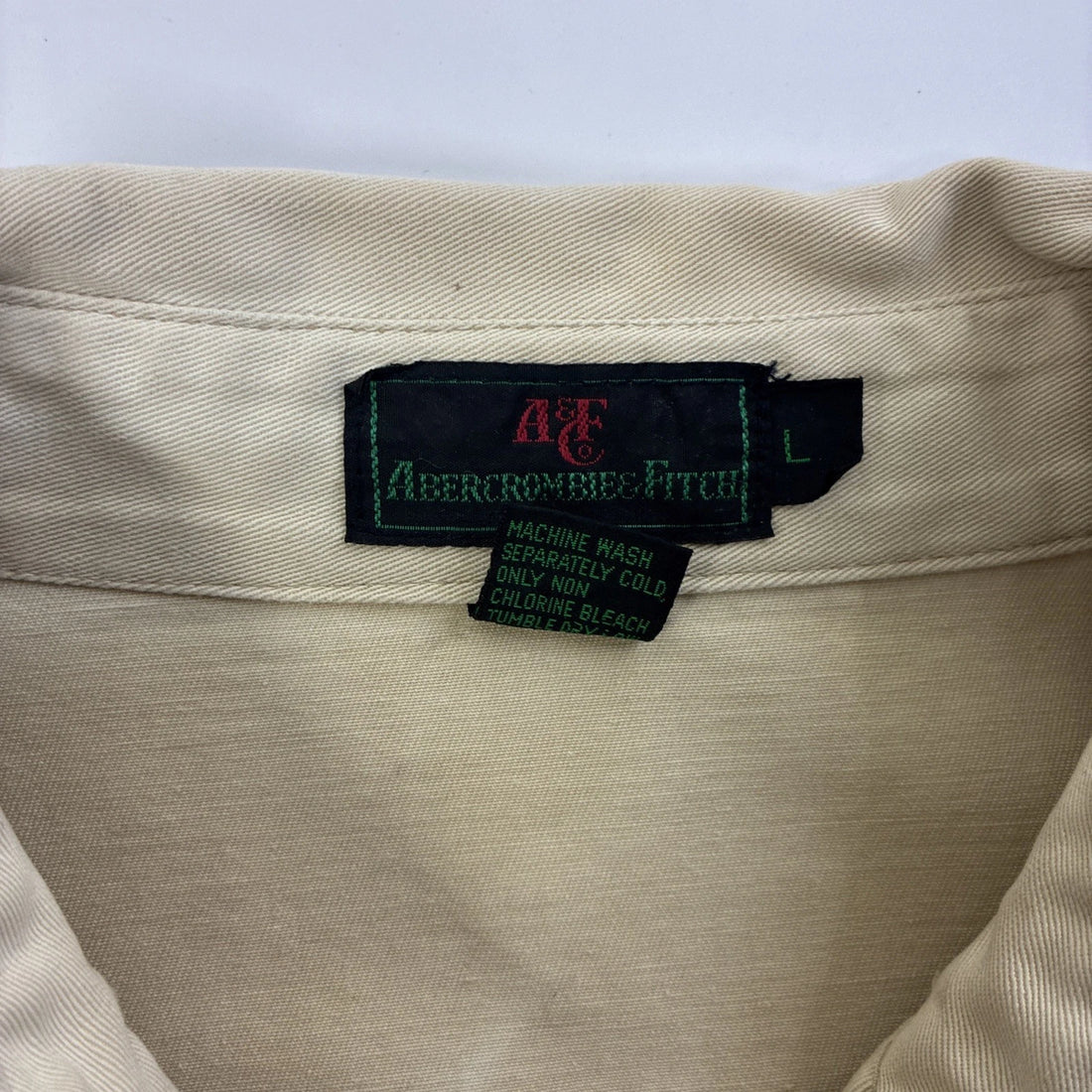 Vintage Abercrombie & Fitch Harrington Jacket Size Large 80s