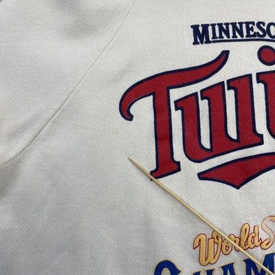 Vintage Minnesota Twins World Series Champs Crewneck Sweatshirt XL 1987 80s MLB