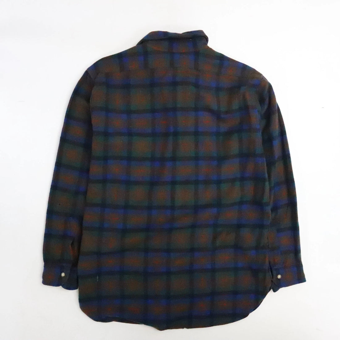 Vintage Pendleton Wool Lodge Button Up Shirt Size Large Plaid