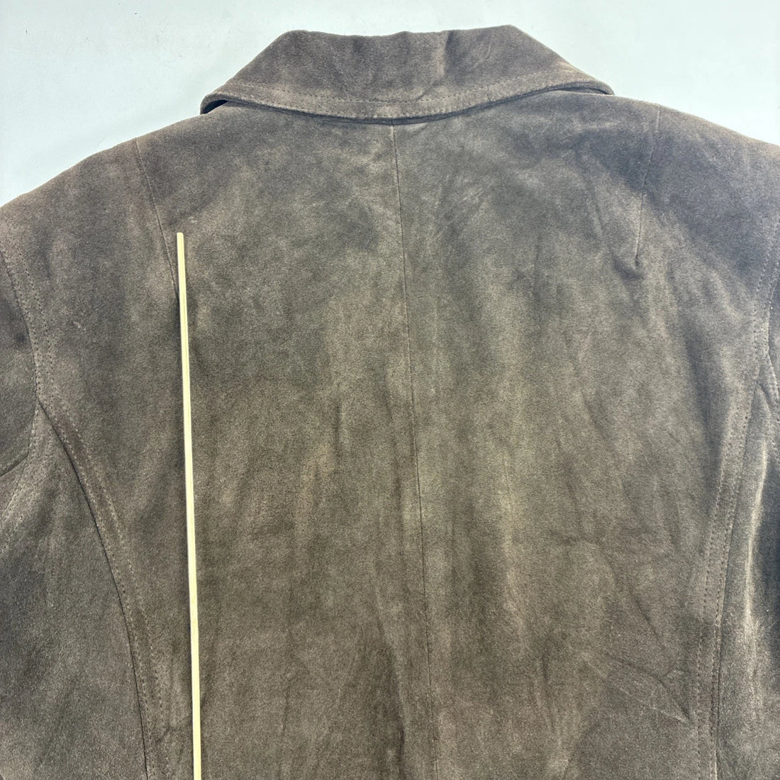 GAP Leather Suede Coat Jacket Size Medium Brown