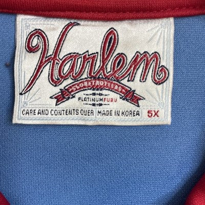 Vintage Platinum Fubu Harlem Globetrotters Track Suit Jersey Size 5XL Y2K