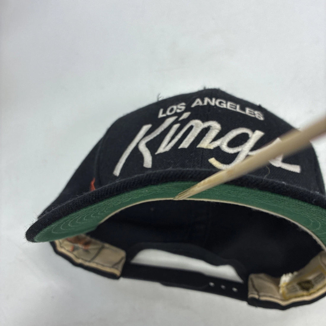 Vintage Los Angeles Kings Script Sports Specialties Wool Snapback Hat OSFA NHL