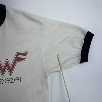 Vintage Weezer Ringer T-Shirt Size Large Band Tee