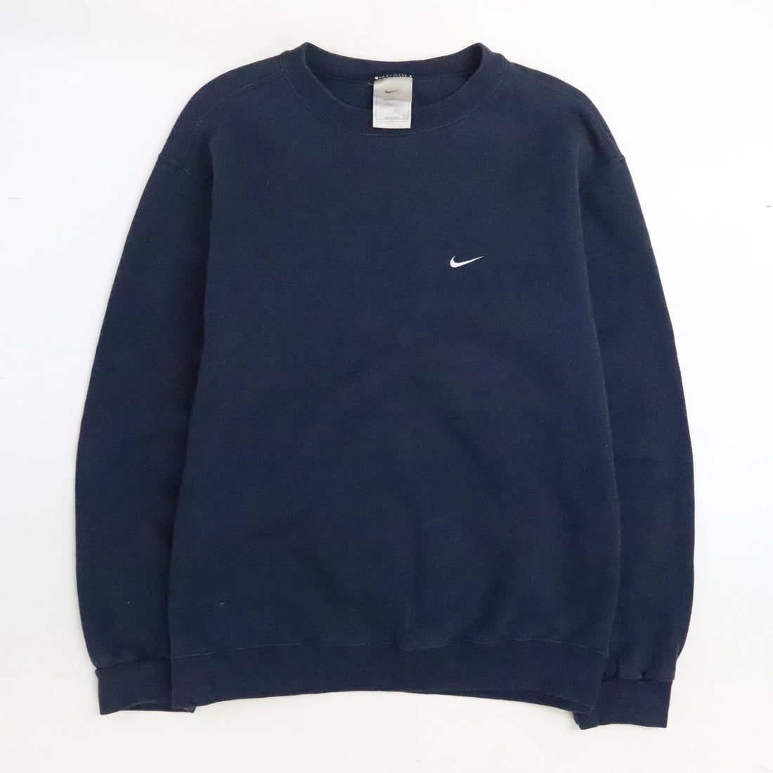 Vintage Nike Crewneck Sweatshirt Size Large Blue Embroidered Swoosh