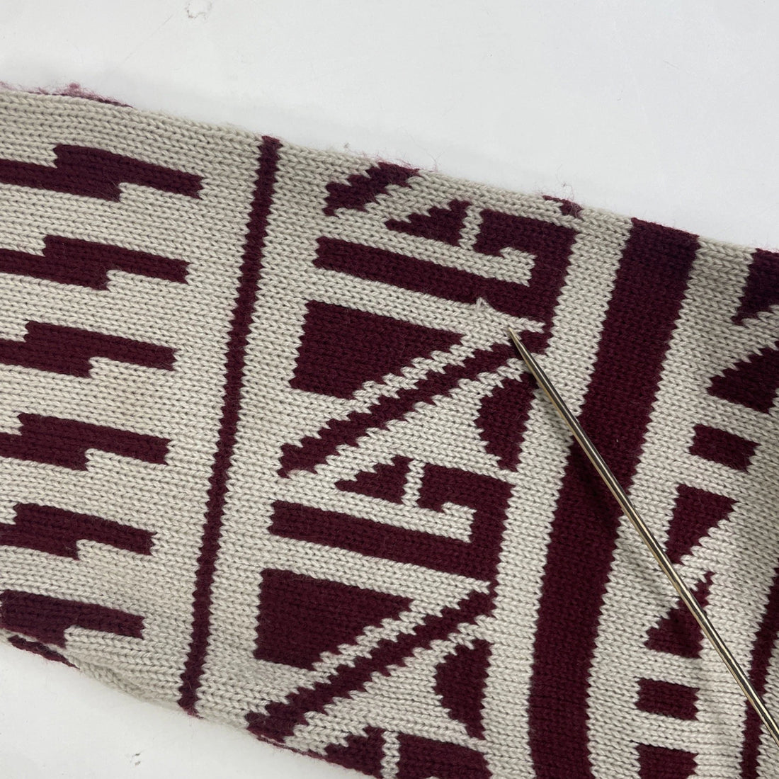 Vintage Prince Raphaelo Turtle Neck Knit Sweater Size Large Aztec Western