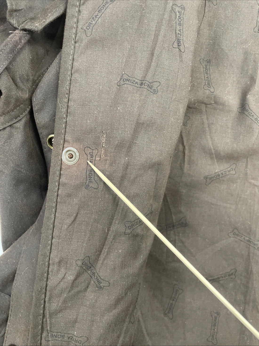 Driza-Bone Waxed Duster Coat Jacket Size Small Brown