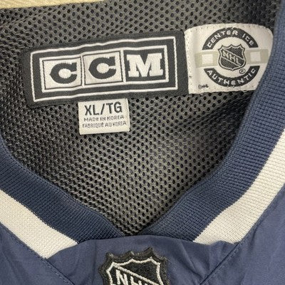 Vintage Toronto Maple Leafs CCM Pullover Windbreaker Light Jacket Size 2XL NHL
