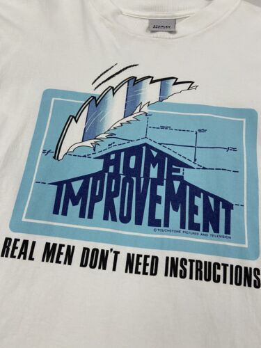 Vintage Home Improvement Stanley Desantis T-Shirt Large TV Promo Tee 90s