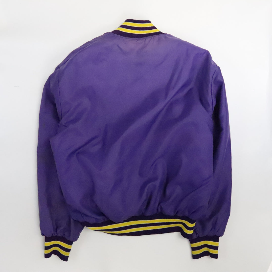 Vintage Minnesota Vikings Satin Bomber Jacket Size XL NFL