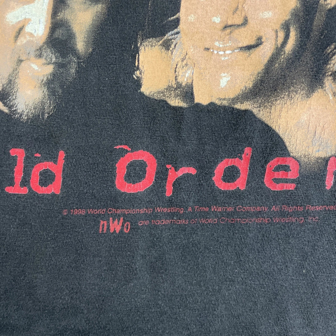 Vintage NWO Wrestling T-Shirt Size Large 1998 90s WCW