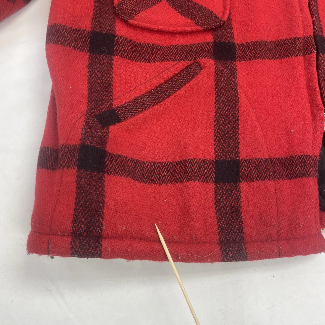 Vintage Monterey Club Wool Coat Jacket Size Large Plaid