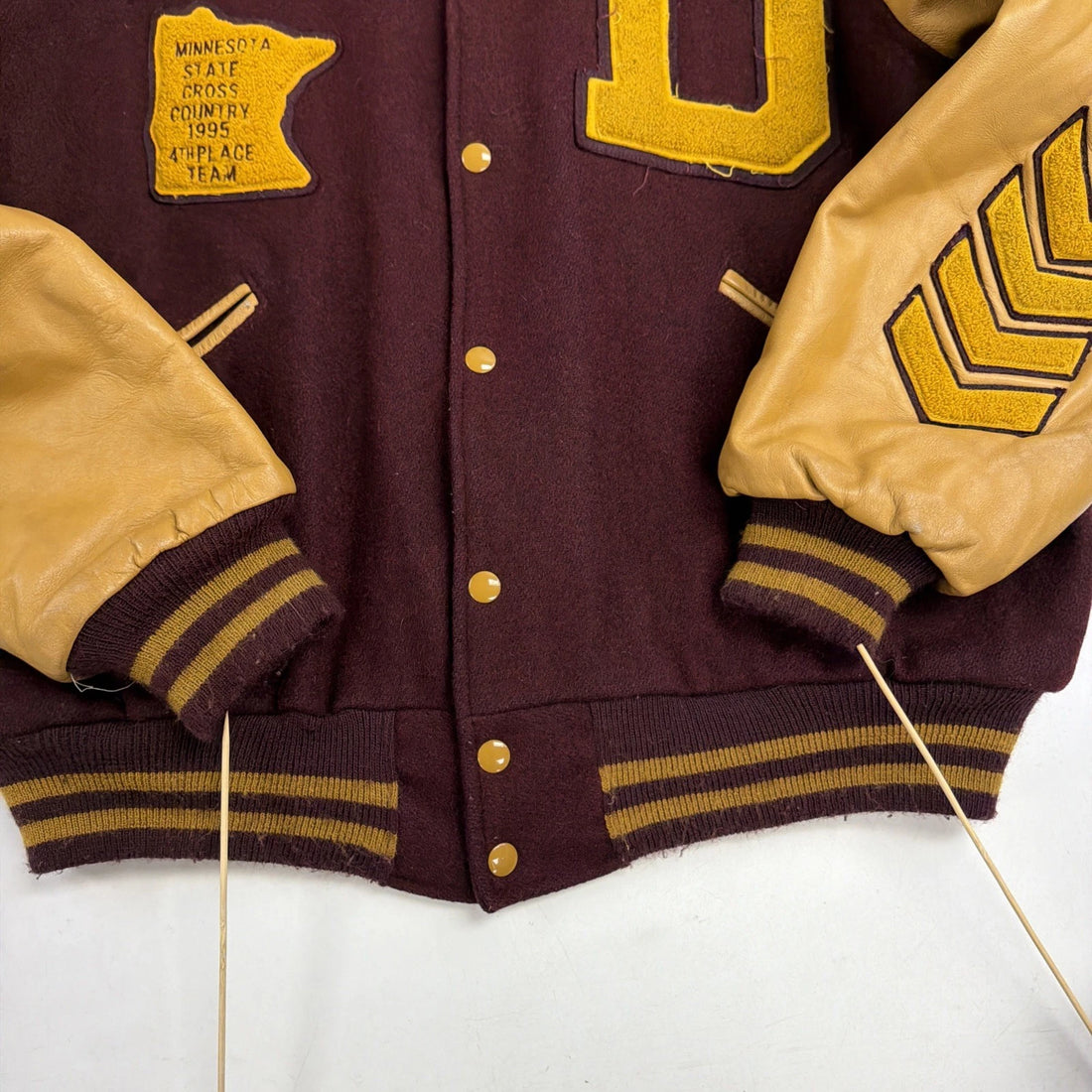 Vintage Minnesota State Cross Country Wool Varsity Letterman Jacket XL
