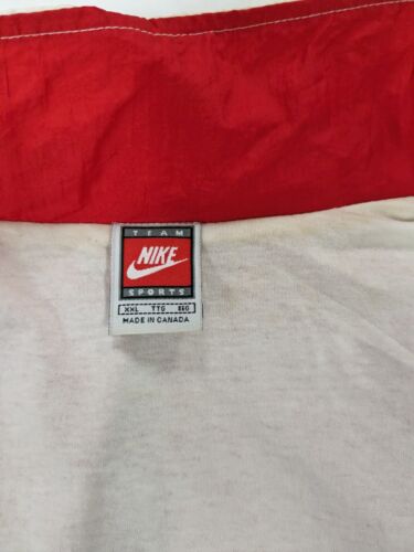 Vintage Nike Windbreaker Jacket Size 2XL White Red