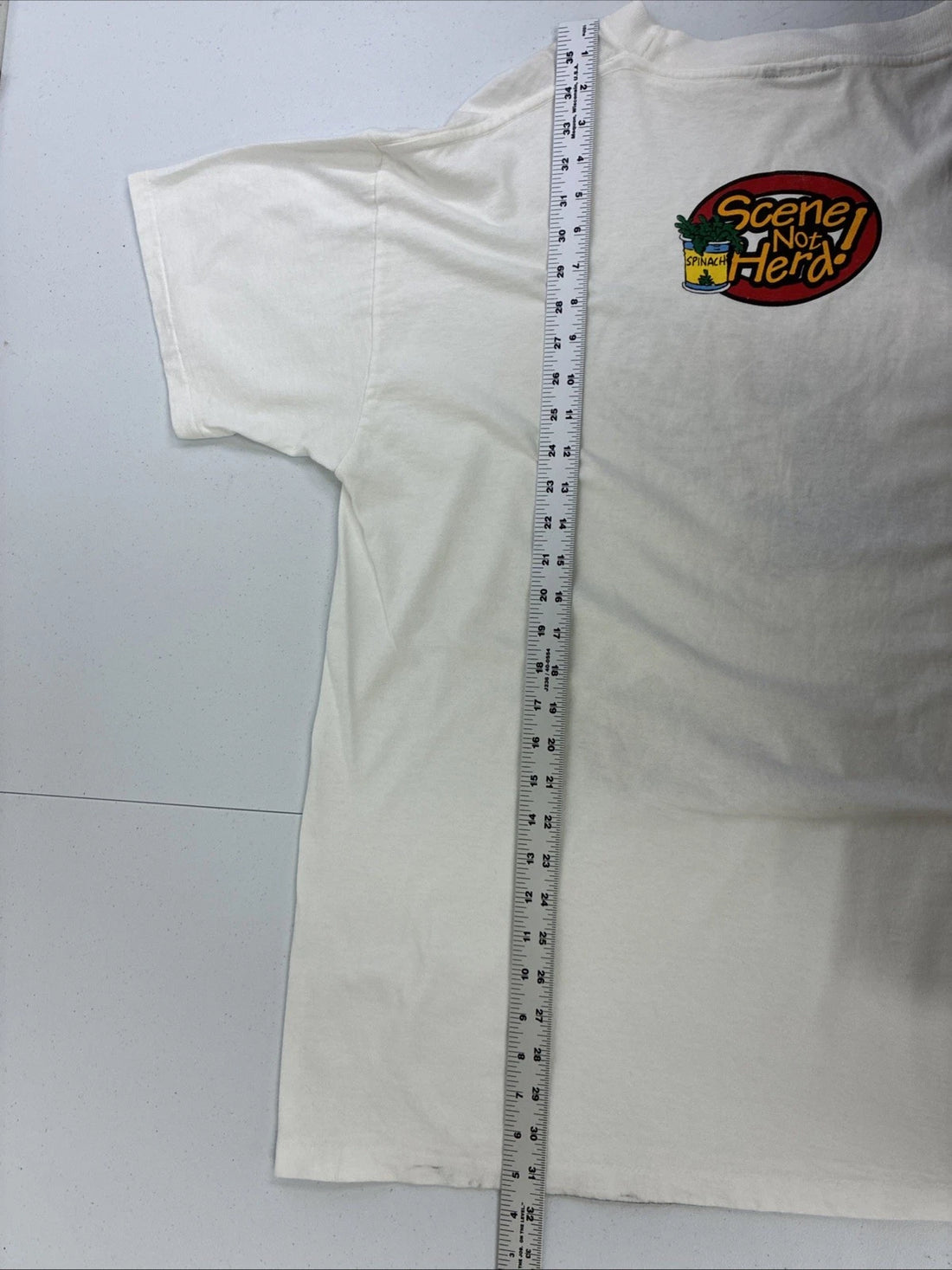 Vintage Popeye T-Shirt Size XL Cartoon 1993 90s