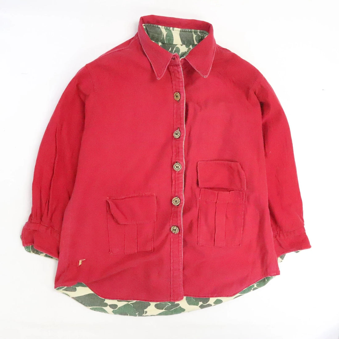 Vintage Duck Camo Field Jacket Size Medium Reversible