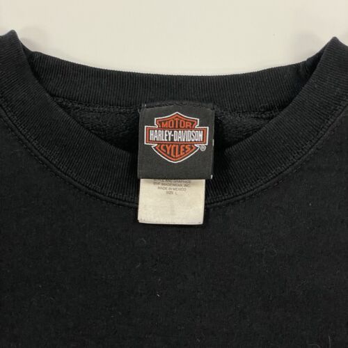 Harley Davidson Motorcycles Crewneck Sweatshirt Size Large Embroidered